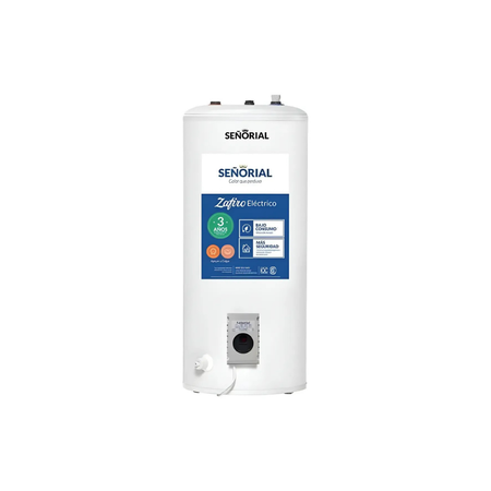 TERMOTANQUE ELÉCTRICO SEÑORIAL TESZ-95 LINEA ZAFIRO 95 LTS CONEXION SUPERIOR