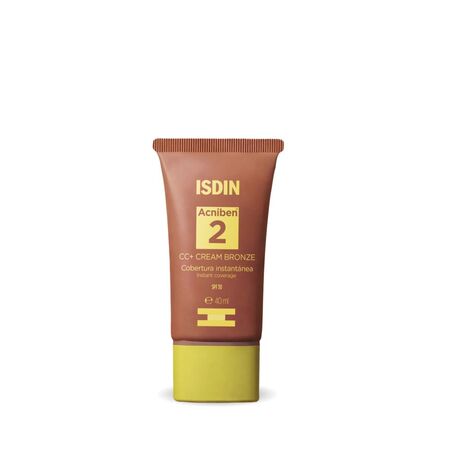 Crema Facial Isdin Acniben CC+ Bronze Piel Grasa SPF30 40ml