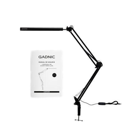 Lámpara Led De Escritorio Gadnic LedMax Con Brazo 360° Cálida 