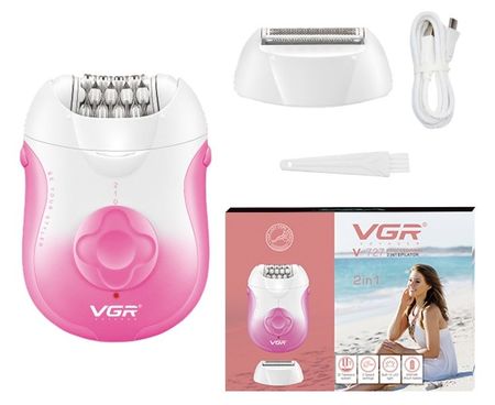Depiladora eléctrica facial corporal 2 en 1 VGR