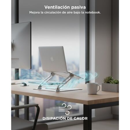 Soporte para Portátiles Gadnic ST-AL38 Ajustable 10