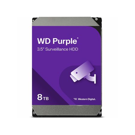 Disco Duro Interno Western Digital Purple para Videovigilancia 8TB