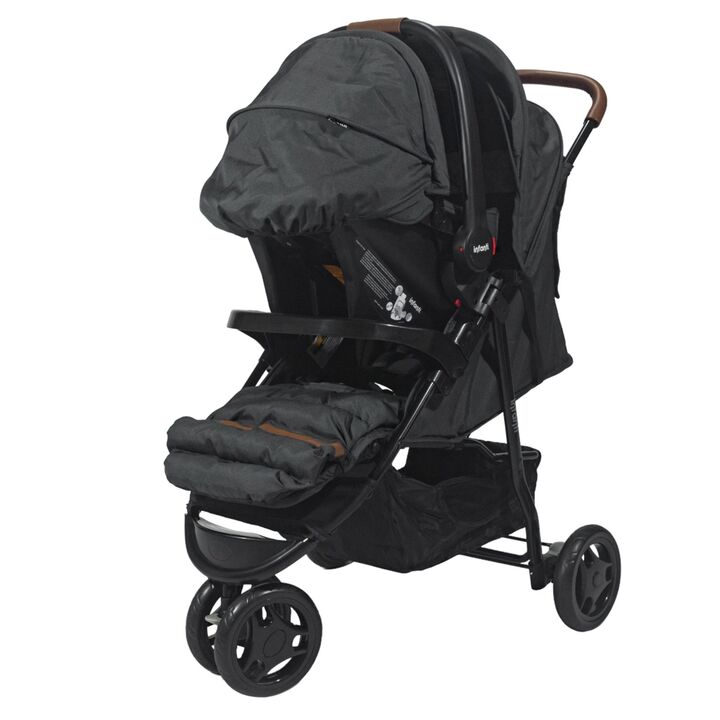 Cochecito Jogger Breeze 3 ruedas gris Infanti - Vista 2