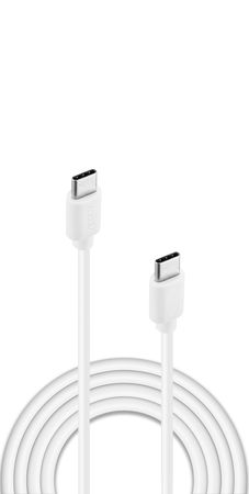 Cable Dekkin Usb Tipo C-C 3a Blanco Ca-359-Bl