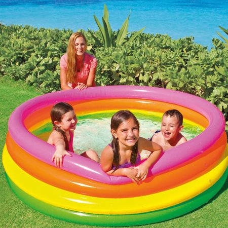 Pileta Inflable Niños Intex Sunset Glow 168x46 cm