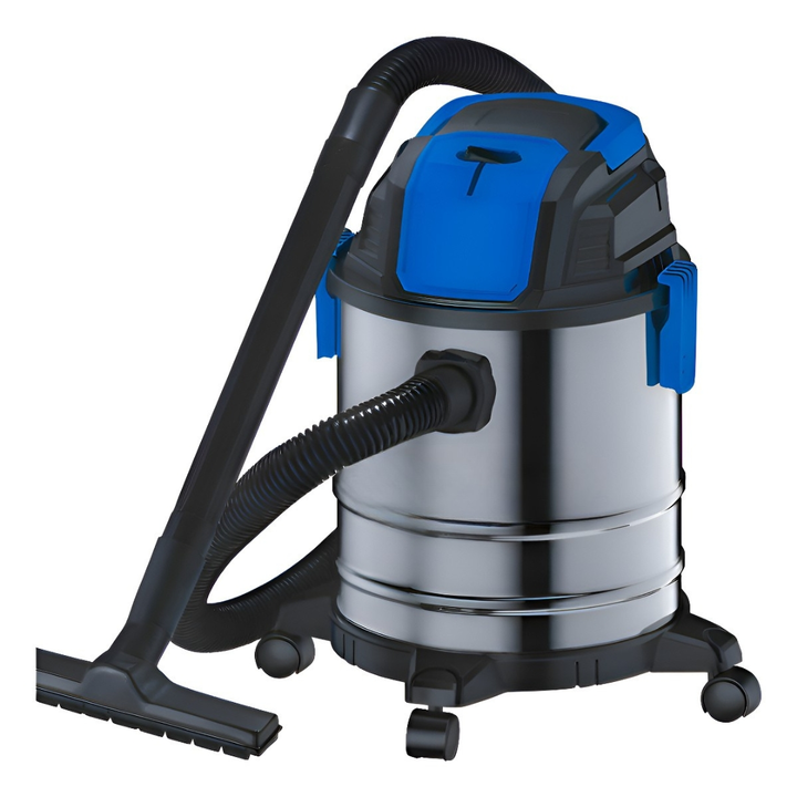 Aspiradora De Tacho Metálico Kld 1300 Watts 30 Lts Kldasp30 Plateado - Vista 1