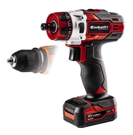 Taladro Inalambrico Einhell Te-cd 12/1 X-li Led Con Bateria