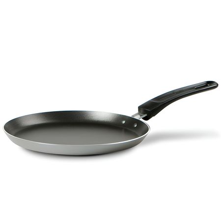 Crepera Panquequera 22cm Tvs Velvet Antiadherente Color Gris