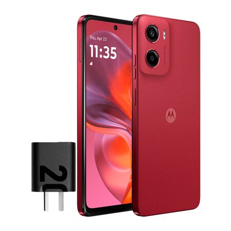 Celular Motorola Moto G05 64+4GB Plum Red Xt2523