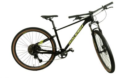 Bicicleta Raleigh Mojave 5.5 / Talle: 15"/S _ Negro/Verde _Cuadro de Aluminio/11Vel Shimano/MonoPlato/Rodado 29_ Línea 2026 