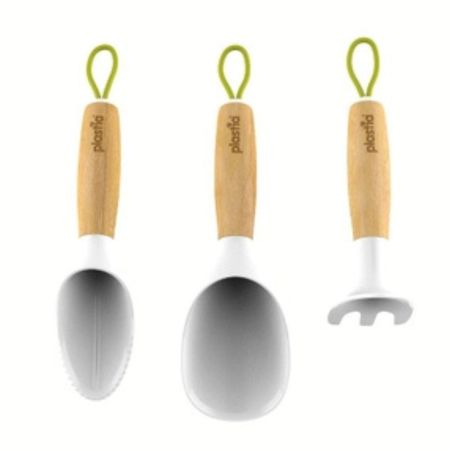 Set Jardinería 3 Piezas Pala Rastrillo Removedor Plastia