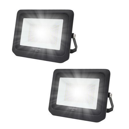 Kit x2 Reflector Led Blanco 100W Exteriores Alta Potencia 6500k