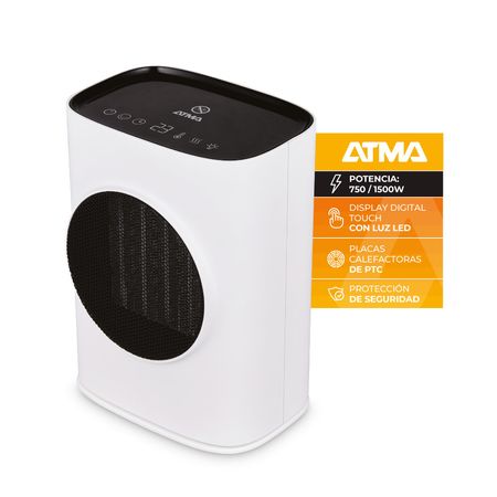 Caloventor Portatil Oscilante ATMA 1500W CACEFH1524P