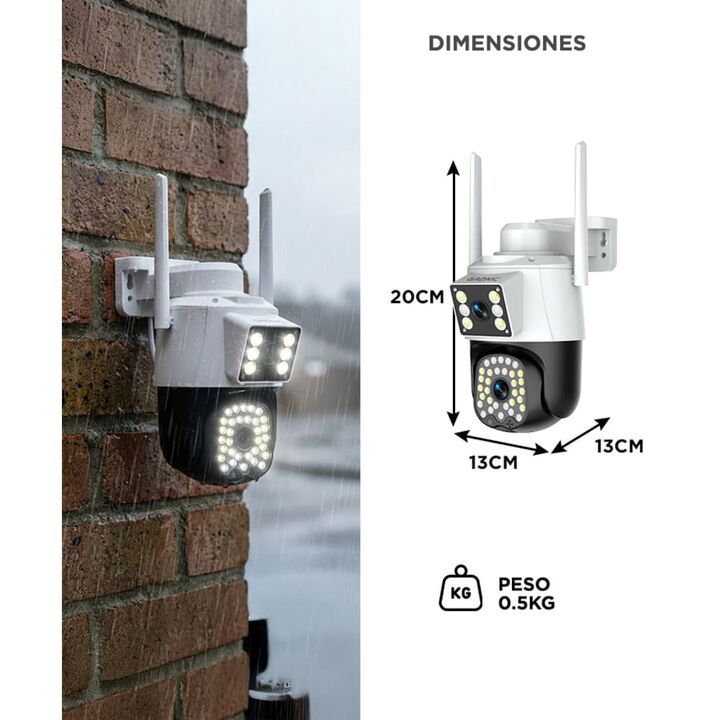 Cámara De Seguridad Gadnic S-Cam Full HD 3MP Control Por App Visión Nocturna IR Color - Vista 6