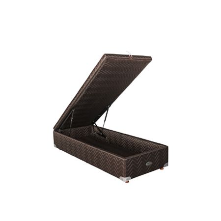 Sommier Con Baulera Roomy 0.80 x 2.00 Mts Springwall Jacquard