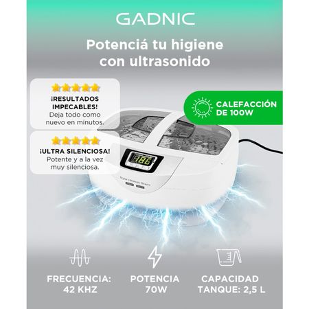 Batea Lavadora Ultrasonica Gadnic Digital