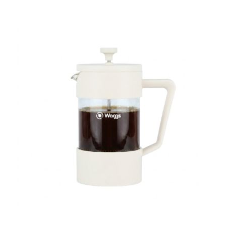 Cafetera De Émbolo Prensa Francesa De Vidrio 600ml Waggs Beige
