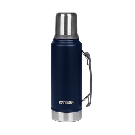 Termo Acero Inox 1 Lt Azul Indigo  Waterdog ( Ombu1000in)