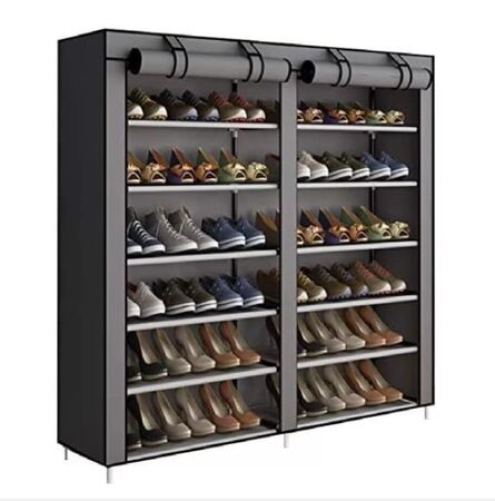 Organizador Zapatero Botinero Waggs Gris 12 Niveles 36 Pares