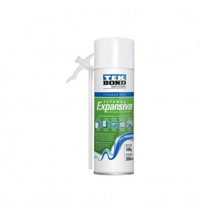 Espuma de poliruetano expandido de 180g/300ml etiqueta verde Tek Bond