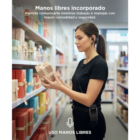 Handy Baofeng BF-999S 5w 16CH UHF Hasta 10km + 2 Baterías y Manos Libres