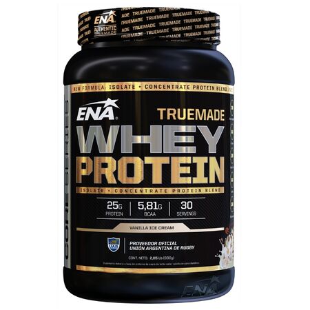 Suplemento Deportivo Ena TrueMade Whein Protein Vainila 930g