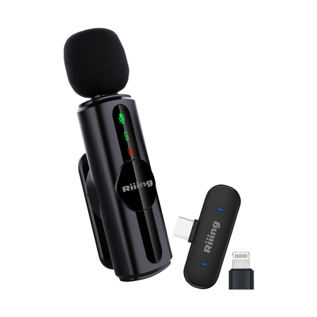 Microfono Corbatero Riiing Inalambrico Avanzado X 1 C Adap Lightning / Type-C