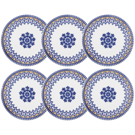 Set de Platos x6 piezas playo 26cm La Carreta