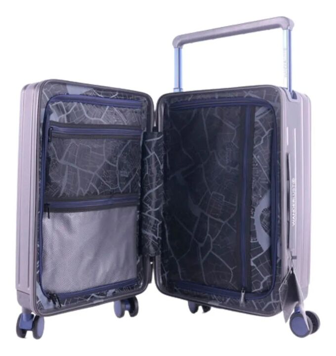 Valija Wanderlust Urban Mode Abs Gris Osuro 20 Pulg 39968 - Vista 4