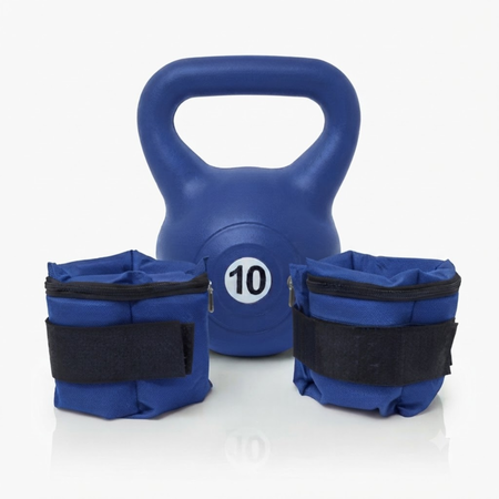 Combo Pesa Rusa 10 kg + Par de Tobilleras 2 kg