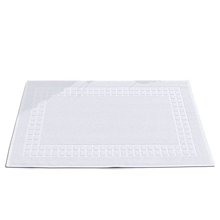 Toalla de pies para baño Domus 50 x 80 color Blanco Espácity