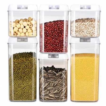 Kit x 6 Frascos con Cierre Hermético Gadnic 