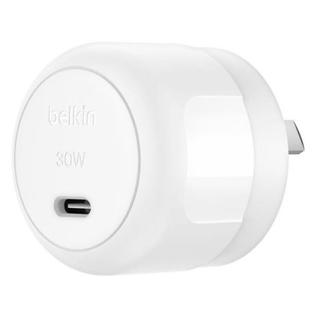 Cargador de Pared Belkin 30W USB-C Blanco