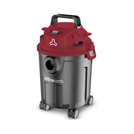 ASPIRADORA ULTRACOMB AS4305 1200 WTS 14 LTS FILTRO AGUA POLVO ROJO GRIS