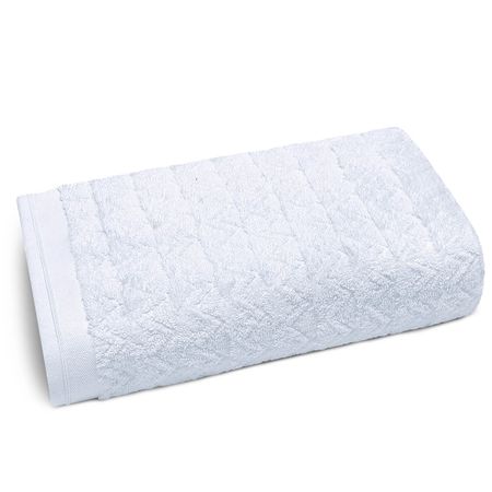 Toallón Felpado Línea 70 x 140 color Blanco Espácity