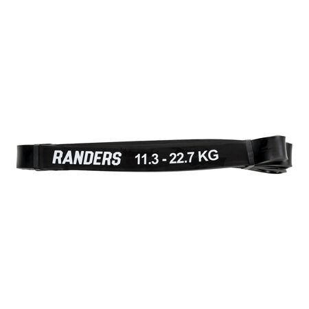 Powerband Banda Elastica Negra 22mm