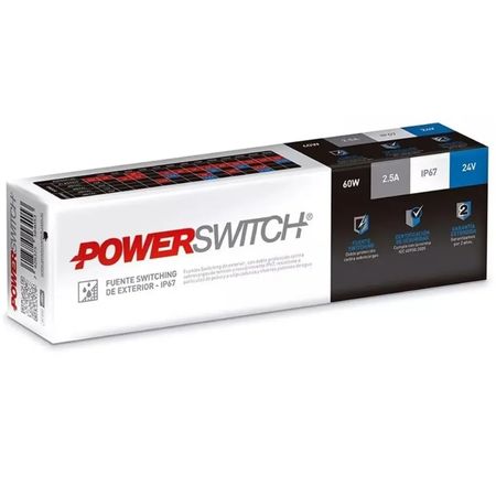 Fuente 24V 2.5A Ip68 60W