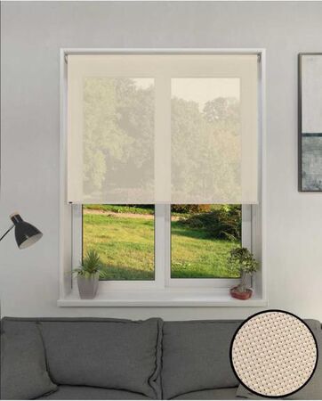 CORTINA ROLLER SUN SCREEN 5% - BEIGE 1.20 X 2.20