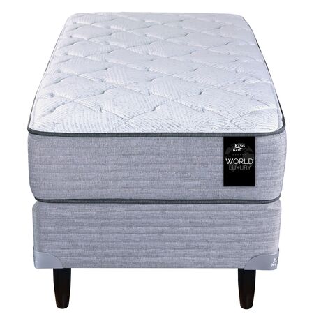 Colchon y Sommier King Koil Bradley 1 Plaza de 80x190cm Resortes Pocket y Espuma de Alta Densidad Firme
