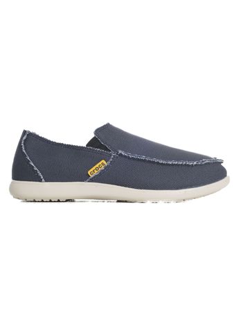 Mocasines Crocs Santa Cruz Hombre Moda Azul Marino
