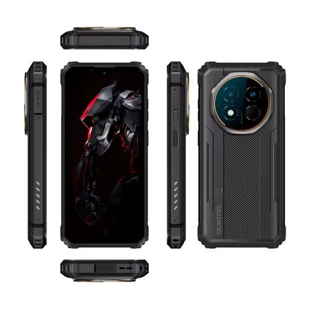 Celular Oukitel G6 8GB 256GB Rugged Grado Militar Negro