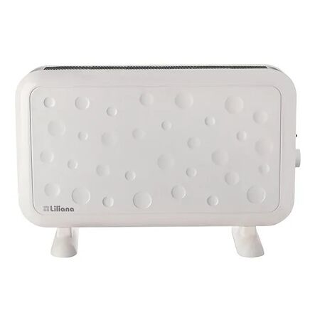 Convector Blanco 2000 Watts 3 niveles con Termostato Liliana