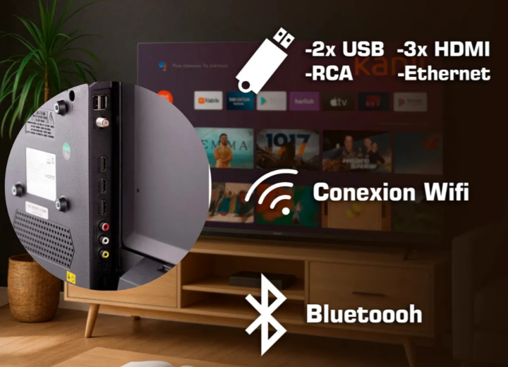 TV KANJI 40 HD SMART WHALEOS - Vista 2