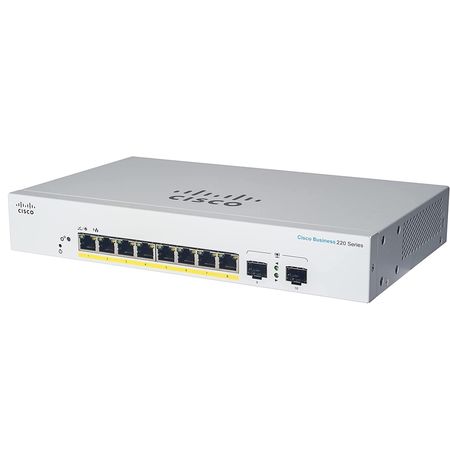 Switch Cisco CBS220-8T-E-2G 8 Puertos Gigabit + 2 SFP