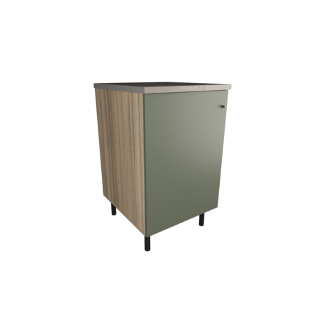 Bajo Mesada de 40 CM Verde Safari de 1 Puerta JOUMELA