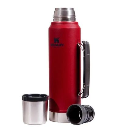Termo Clasico De 1Lt. Rojo Stanley (10-09262-039)