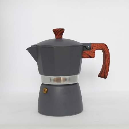 Cafetera Tipo Italiana Aluminio 3 pocillos Express Cafe