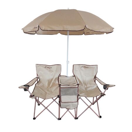 Set De Silla Con Cooler Y Sombrilla Outdoors Tandem Arena