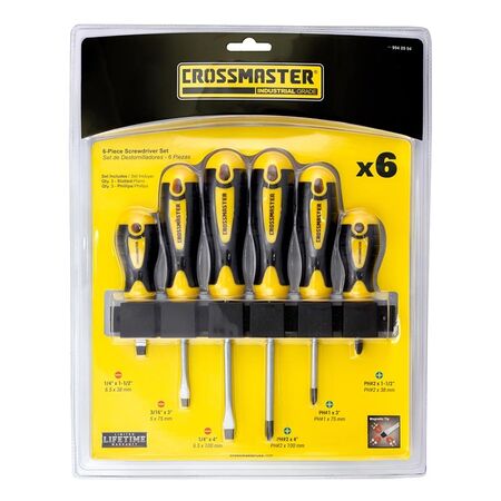 Set Destornilladores 6 Pcs Crossmaster