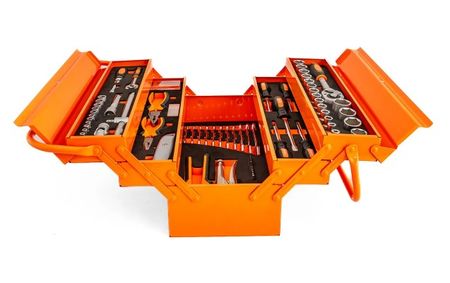 CAJA DE HERRAMIENTAS SALKOR - METÁLICA 87 PIEZAS- (601.CHH8700)